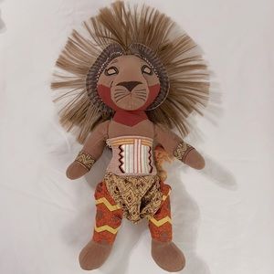 2001 Disney The Lion King The Broadway Musical - Simba Bean Bag Plush